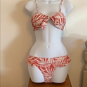 Raisins 2 pc. bikini. S, L Pink & white